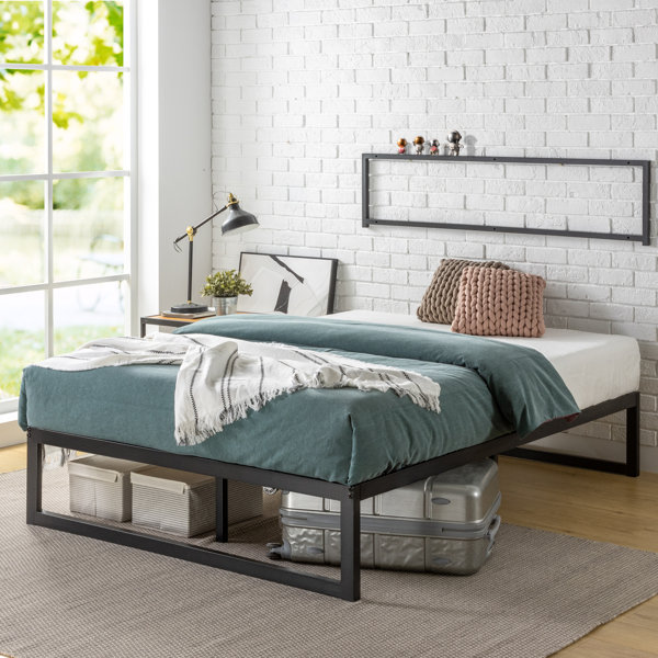 Wayfair platform bed with outlet storage